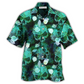 Hawaiian Shirt / Adults / S Skull Fish Green Style - Hawaiian Shirt - Reefox