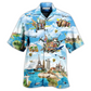 Hawaiian Shirt / Adults / S Airplane Travel World Whole Life - Hawaiian Shirt - Reefox