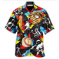 Hawaiian Shirt / Adults / S Ice Hockey Painting Love It My Passion - Hawaiian Shirt - Reefox
