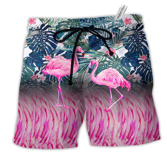Beach Short / Adults / S Flamingo Lover Pink - Beach Short Reefox - Owls Matrix LTD