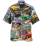 Hawaiian Shirt / Adults / S Car Classic Car Life Style - Hawaiian Shirt - Reefox