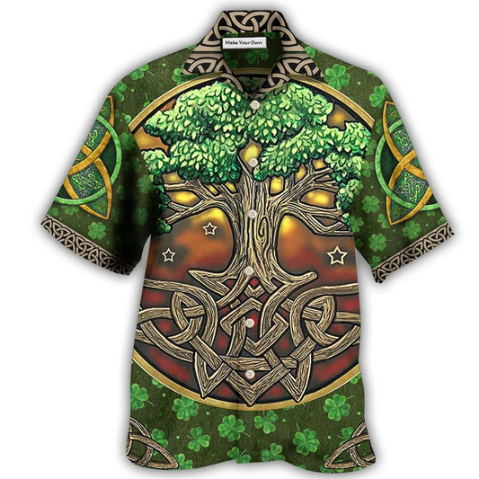 Hawaiian Shirt / Adults / S Irish Green Love Life Style - Hawaiian Shirt - Reefox