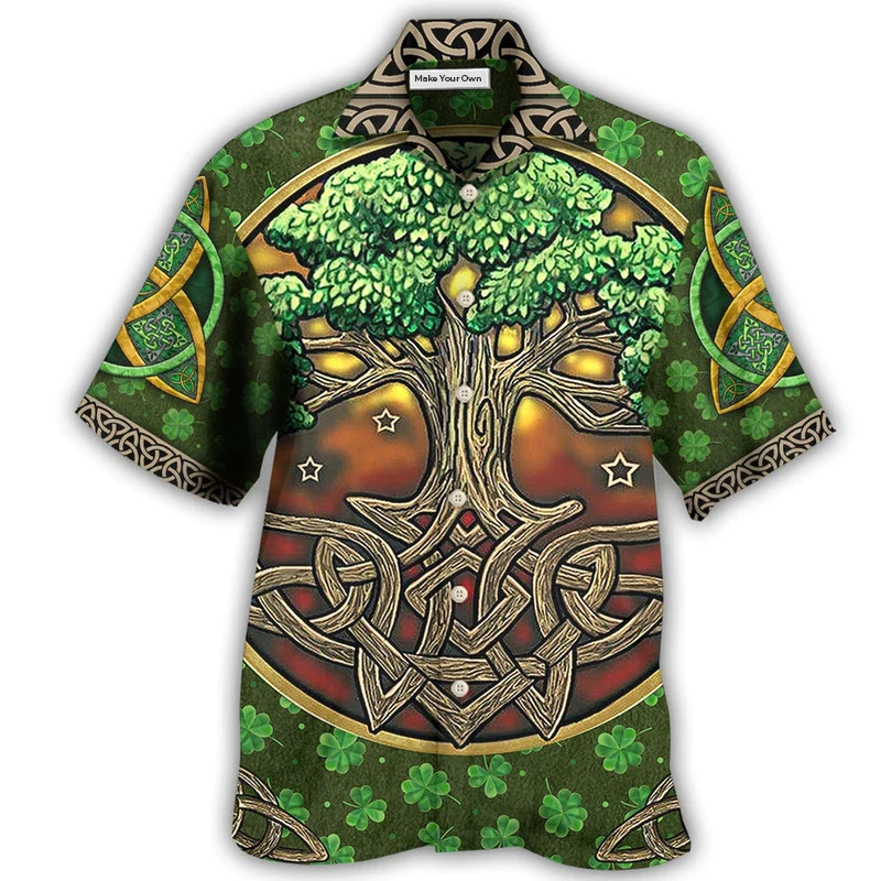 Hawaiian Shirt / Adults / S Irish Green Love Life Style - Hawaiian Shirt - Reefox