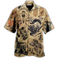 Hawaiian Shirt / Adults / S Barber Shop Vintage Style - Hawaiian Shirt - Reefox