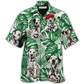 Hawaiian Shirt / Adults / S Dalmatian And Tropical Leaf - Hawaiian Shirt - Reefox