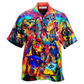 Hawaiian Shirt / Adults / S Doberman Dogs Colorful - Hawaiian Shirt - Reefox