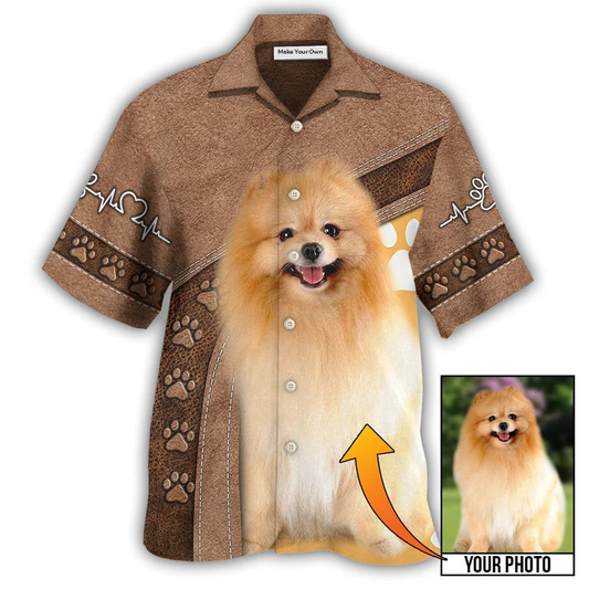 Pomeranian / Adults / S Dog My Lovely Dog Custom Photo Personalized - Hawaiian Shirt - Reefox