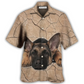 Hawaiian Shirt / Adults / S German Shepherd On The Ground - Hawaiian Shirt - Reefox