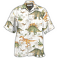 Hawaiian Shirt / Adults / S Dinosaur Strong Big Tropical Style - Hawaiian Shirt - Reefox