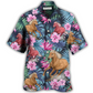 Hawaiian Shirt / Adults / S Horse Tropical Summer Vibes - Hawaiian Shirt - Reefox
