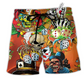 Beach Short / Adults / S Skull Poker Life Style That What I Chose - Beach Short Reefox - Owls Matrix LTD
