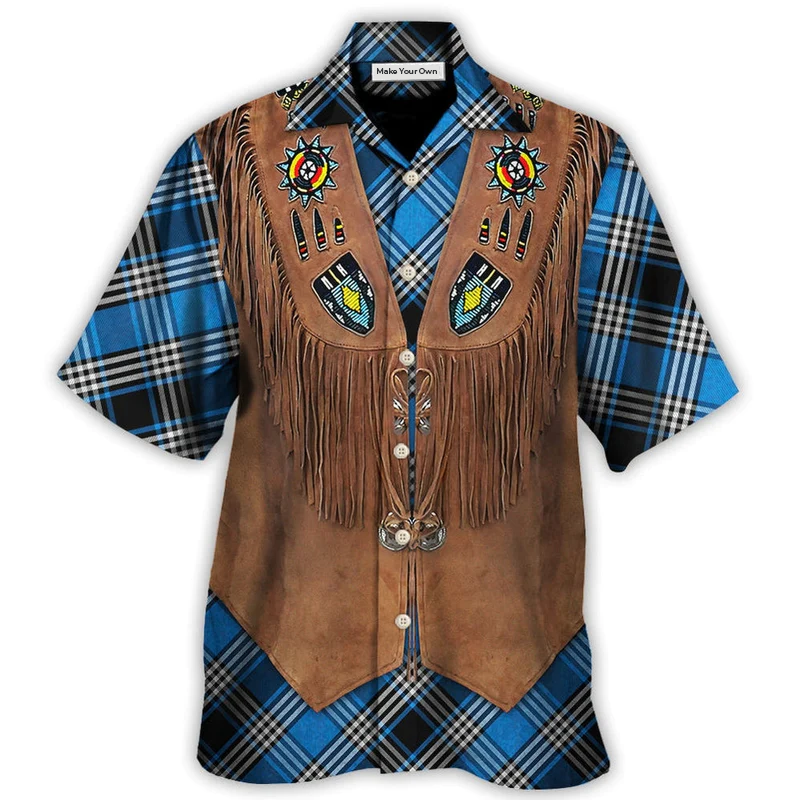 Hawaiian Shirt / Adults / S Christmas Santa Native American Jacket - Hawaiian Shirt - Reefox