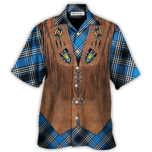 Hawaiian Shirt / Adults / S Christmas Santa Native American Jacket - Hawaiian Shirt - Reefox