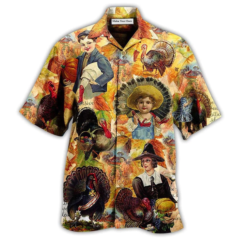 Hawaiian Shirt / Adults / S Turkey Animals Bad Day To Be - Hawaiian Shirt - Reefox