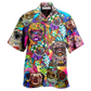 Hawaiian Shirt / Adults / S Pug Dogs Colorful Cute - Hawaiian Shirt - Reefox