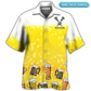 Hawaiian Shirt / Adults / S Beer I Like Beer My Lacrosse And Maybe 3 People Personalized - Hawaiian Shirt - Reefox