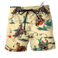 Beach Short / Adults / S Cowboy Horses Desert - Beach Short Reefox - Owls Matrix LTD