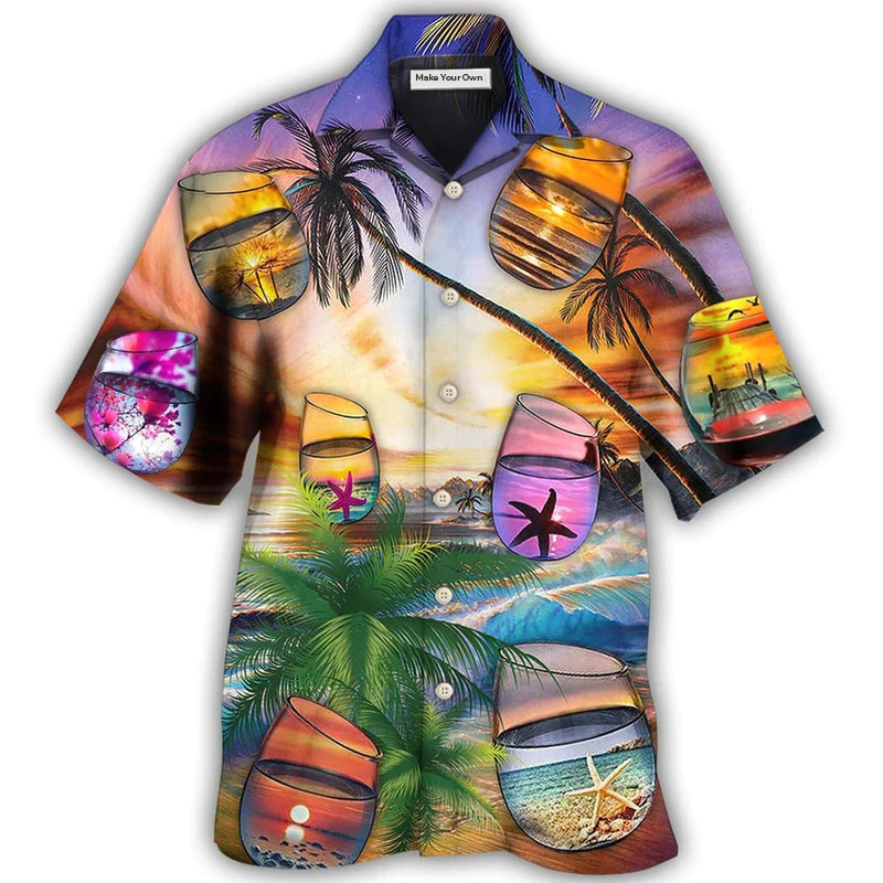 Hawaiian Shirt / Adults / S Beach Cocktail Style - Hawaiian Shirt - Reefox