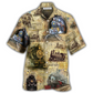 Hawaiian Shirt / Adults / S Train Amazing Locomotive - Hawaiian Shirt - Reefox