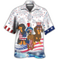 Hawaiian Shirt / Adults / S Dachshund Independence Day Is Coming - Hawaiian Shirt - Reefox
