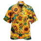 Hawaiian Shirt / Adults / S Sunflower Is Peace Life - Hawaiian Shirt - Reefox