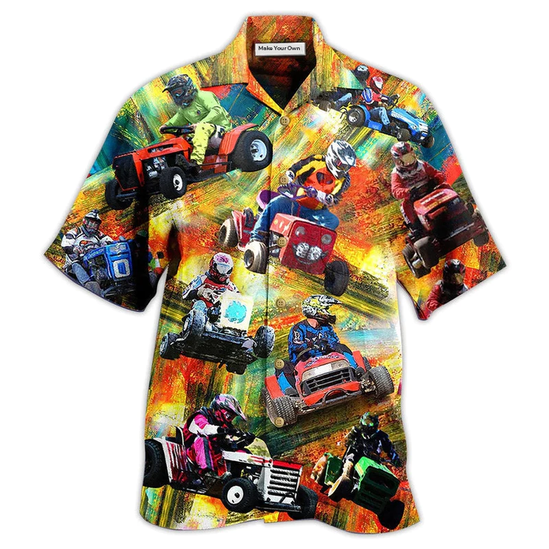 Hawaiian Shirt / Adults / S Car Racing Color - Hawaiian Shirt - Reefox