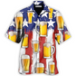 Hawaiian Shirt / Adults / S Beer Independence Day Happy - Hawaiian Shirt - Reefox