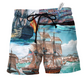 Beach Short / Adults / S Sail Come Away With Me - Beach Short Reefox - Owls Matrix LTD