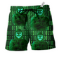 Beach Short / Adults / S Hacker Don't Mess With A Hacker - Beach Short Reefox - Owls Matrix LTD