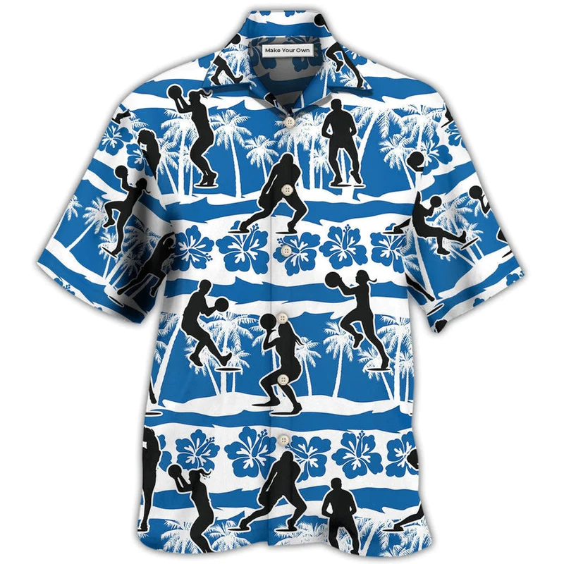 Hawaiian Shirt / Adults / S Netball Beach Tropical Floral - Hawaiian Shirt - Reefox