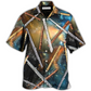 Hawaiian Shirt / Adults / S Flute Mysterious Galaxy - Hawaiian Shirt - Reefox