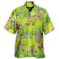 Groundhog Day Happy Spring With Flowers - Hawaiian Shirt - Reefox