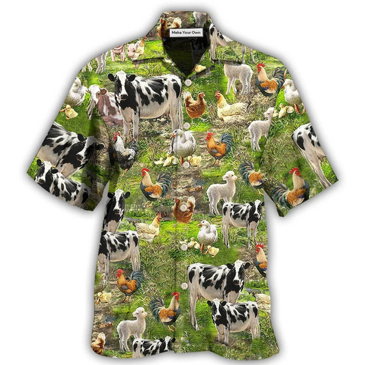 Hawaiian Shirt / Adults / S Farm Life Table Fresh - Hawaiian Shirt - Reefox