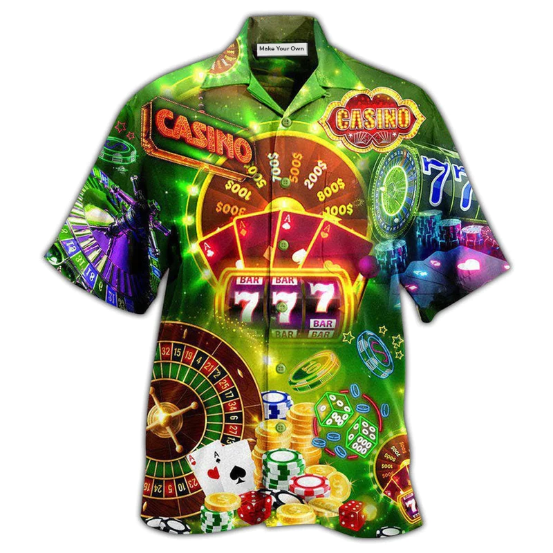 Hawaiian Shirt / Adults / S Gambling The Smarter You Play The Luckier You'll Be - Hawaiian Shirt - Reefox