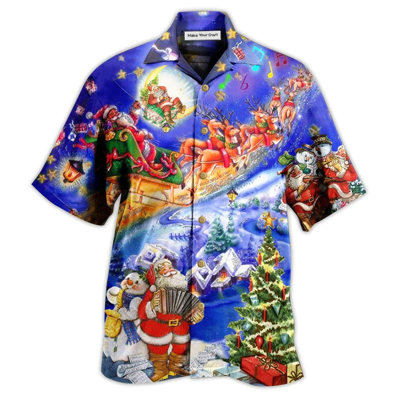 Hawaiian Shirt / Adults / S Christmas Santa Love Christmas Everytime - Hawaiian Shirt - Reefox