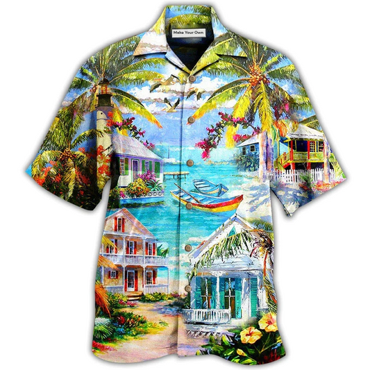 Hawaiian Shirt / Adults / S Vacation Beach Summer Chill - Hawaiian Shirt - Reefox
