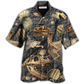 Hawaiian Shirt / Adults / S Dinosaur Fossils Collection - Hawaiian Shirt - Reefox
