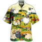 Hawaiian Shirt / Adults / S Sheep Happiness Sunflower Field - Hawaiian Shirt - Reefox