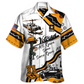 Hawaiian Shirt / Adults / S Veteran Us Army All Gave Some Some Gave All Yellow So Proud - Hawaiian Shirt - Reefox