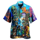 Hawaiian Shirt / Adults / S Tiki And Ocean - Hawaiian Shirt - Reefox