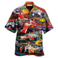 Hawaiian Shirt / Adults / S Car Racing Life Is Better At The Race - Hawaiian Shirt - Reefox