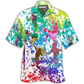 Hawaiian Shirt / Adults / S Basketball Colorful Painting - Hawaiian Shirt - Reefox