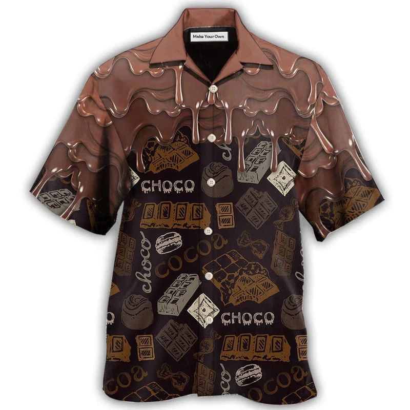 Hawaiian Shirt / Adults / S Chocolate Delicious Lover - Hawaiian Shirt - Reefox