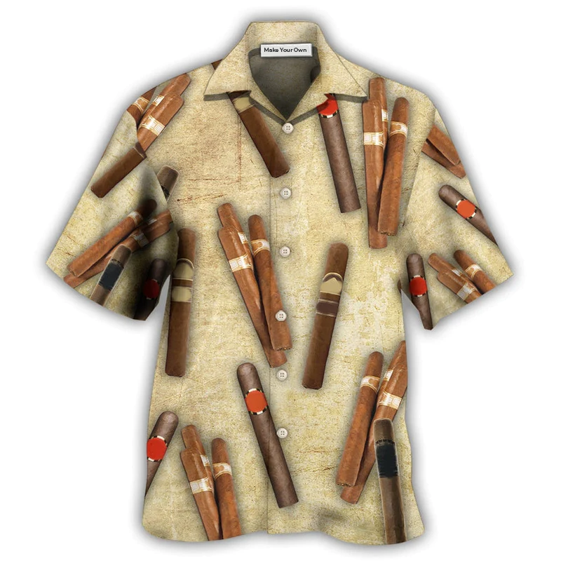 Hawaiian Shirt / Adults / S Cigar Oh My Therapy - Hawaiian Shirt - Reefox