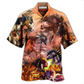Hawaiian Shirt / Adults / S Native Horses Spirit Native American Vintage - Hawaiian Shirt - Reefox