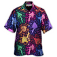 Hawaiian Shirt / Adults / S Mushroom Galaxy Rainbow Colorful Bright - Hawaiian Shirt - Reefox