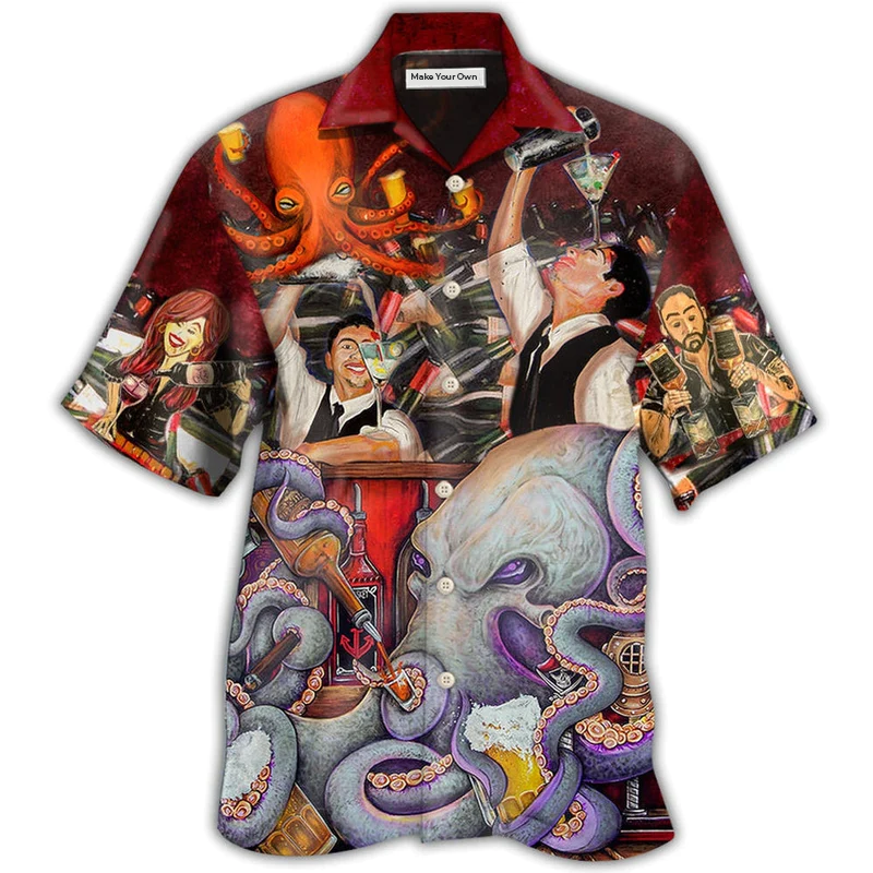 Hawaiian Shirt / Adults / S Bartender Style - Hawaiian shirt - Reefox