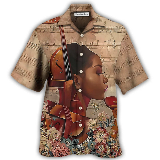 Music Lover Easily Distracted By Music And Wine - Hawaiian Shirt - Reefox