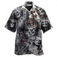Hawaiian Shirt / Adults / S Skull Love Is Blind Poker - Hawaiian Shirt - Reefox