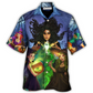 Hawaiian Shirt / Adults / S Halloween Magic Witch Ghost In The Dark Forest Art Style - Hawaiian Shirt - Reefox